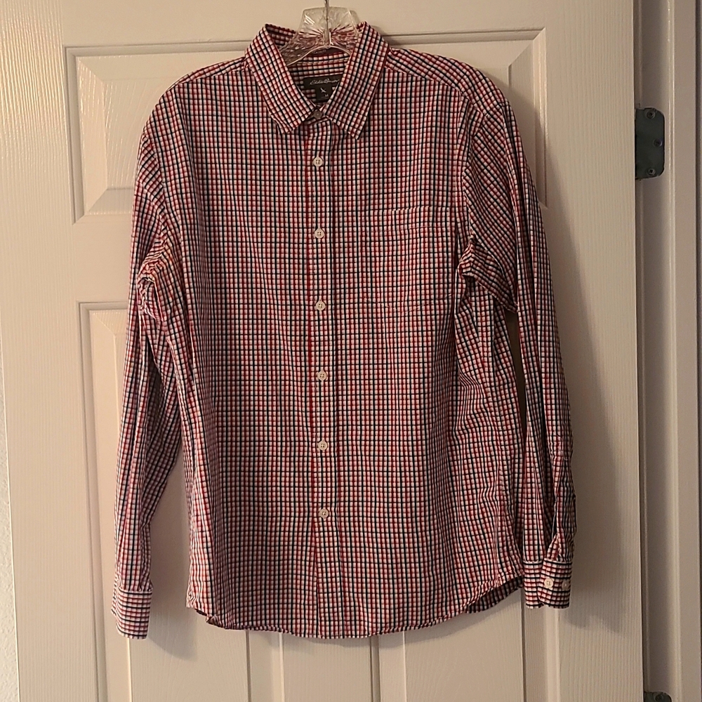 Red, White and Blue Button-Down